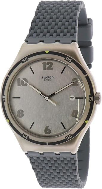 Swatch Reloj Analógico para Hombre de Cuarzo con Correa en Caucho YWS447