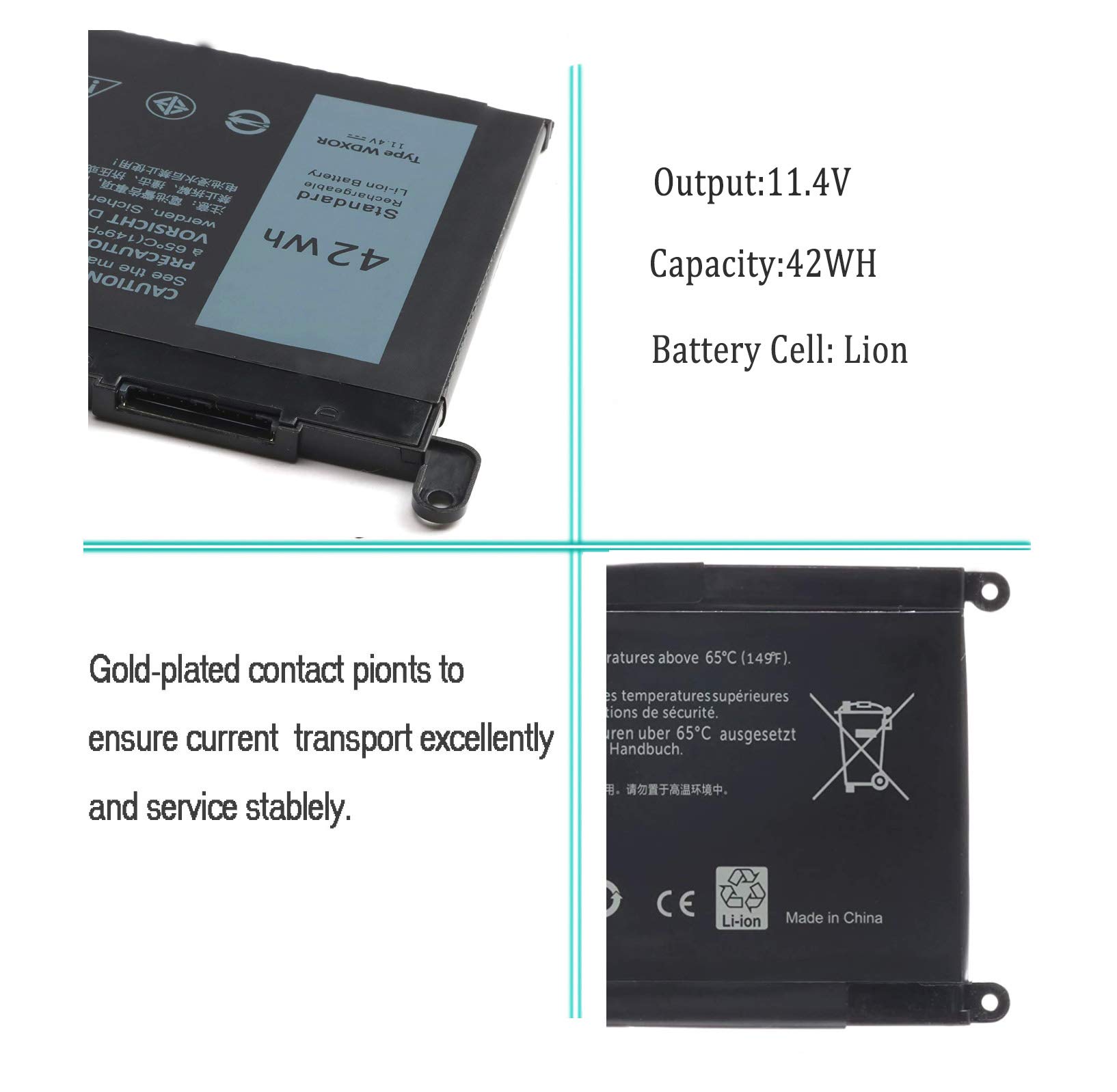 Rolada Wdxor Notebook Battery Replacemen Buy Online In Gambia At Desertcart