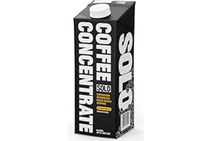 SOLO Cold Brew Coffee Concentrate - Colombian & Brazilian Arabica Blend - Ready-to-Drink Espresso Base for Iced Coffee, Latte