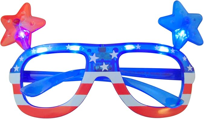 novelty star glasses