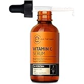 Eve Hansen Vitamin C Facial Serum - 76% Organic Antioxidant Serum for Face with Hyaluronic Acid, Vitamin E, and Aloe Vera - Hydrating and Rejuvenating Skin Care 2 Oz