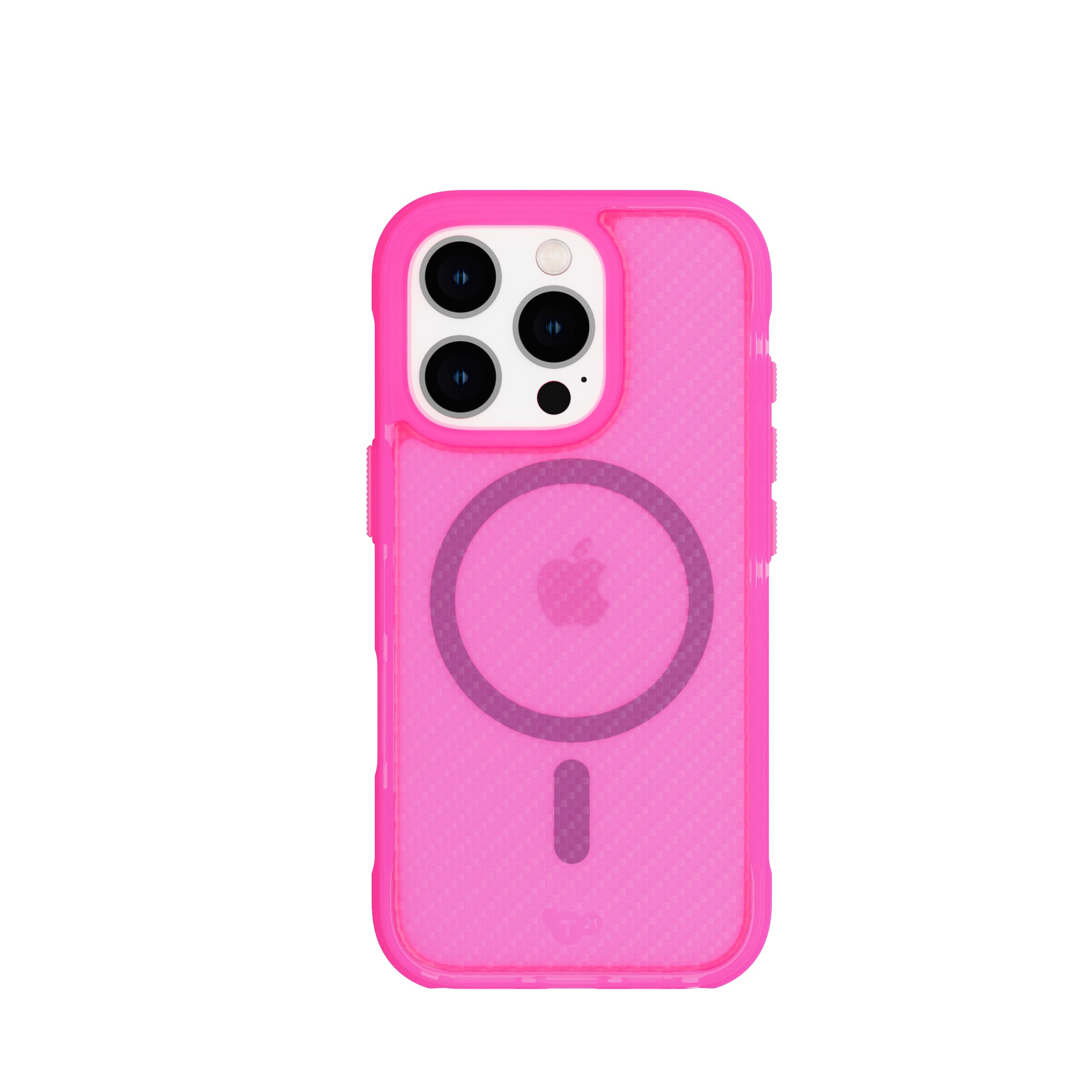 Tech21 EvoArmor for iPhone 16 Pro Compatible with MagSafe - Impact Protection Case 21x Military Standard Tested in Pink