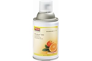 RUBBERMAID COMMERCIAL PRODUCTS Rubbermaid Commercial Microburst 9000 Aerosol Air Freshener Refill, Mandarin Orange