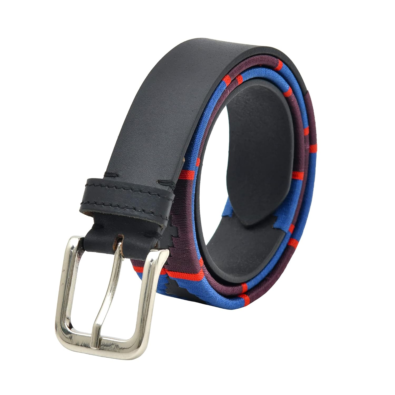 Buy Cavaldii ITALIA Men's Leather Polo Belts, Handstitched Pure Italian