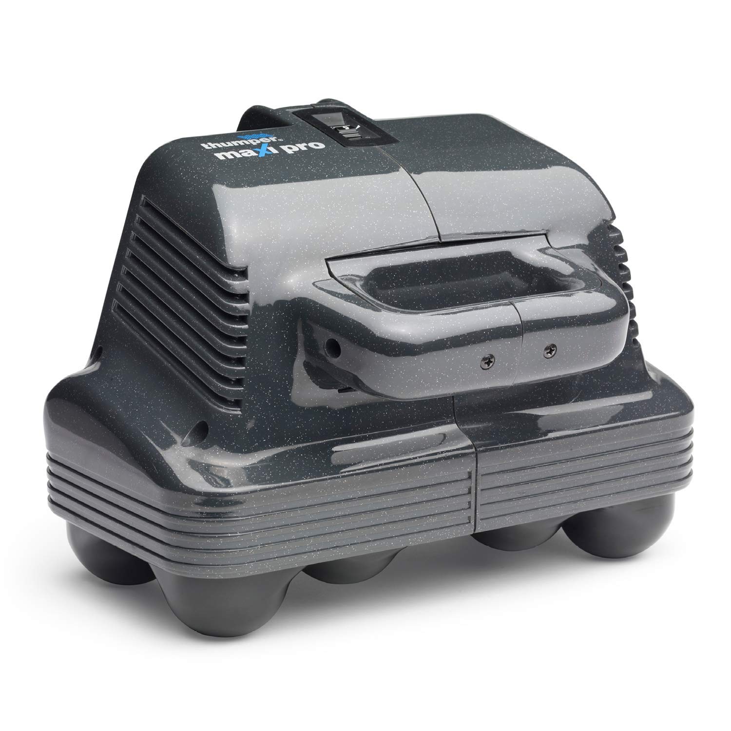 Thumper Maxi Pro Percussive Massager - Deep tissue full body massager for professional use. Full body massage in 5 minutes! Powerful percussion massager for chiropractic clinics, with 5 speeds and long cord