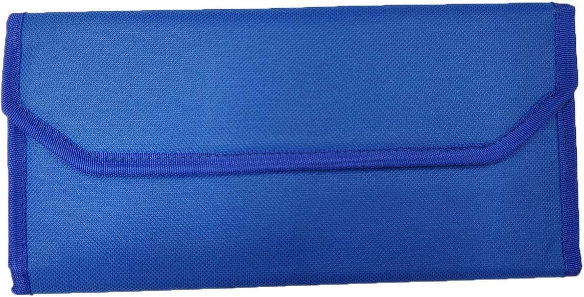 Alpha Kart AlphaKart Cheque Book Holder, Card Holder, Passport Holder for Office & Business (Color : Blue)