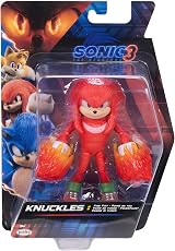 Sonic The Hedgehog Fire Fist Knuckles Action Figure Jakks Pacific 5in view 3