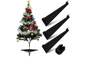 CIIEEO Stylish Christmas Tree Stand Plastic Base for Artificial Trees Compact Design for Festive Decor