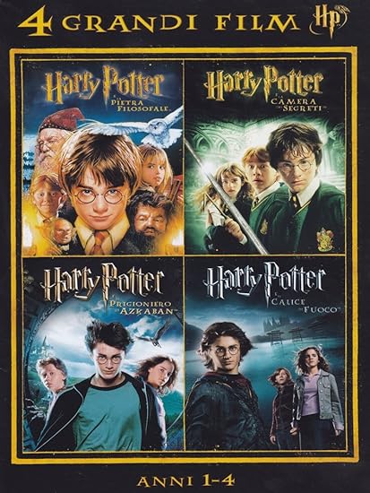 Harry Potter 4 Grandi Film 01 4 Dvd Box Set Dvd Italian Import Amazon Co Uk Peter Mullan Emma Watson David Yates Dvd Blu Ray
