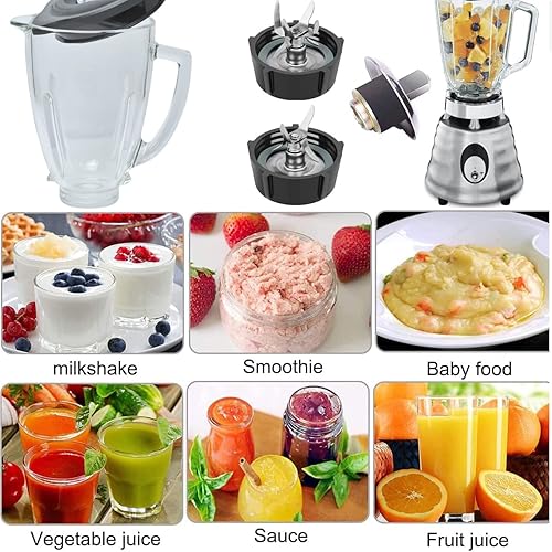 Cups Glass Jar Compatible with Oster Osterize Blender