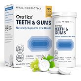OraTicx Teeth & Gums Oral Probiotics, Grape Flavor, 30ct 1-PK | Clinically Studied Probiotic, Supports Teeth & Gums, 8 Billio