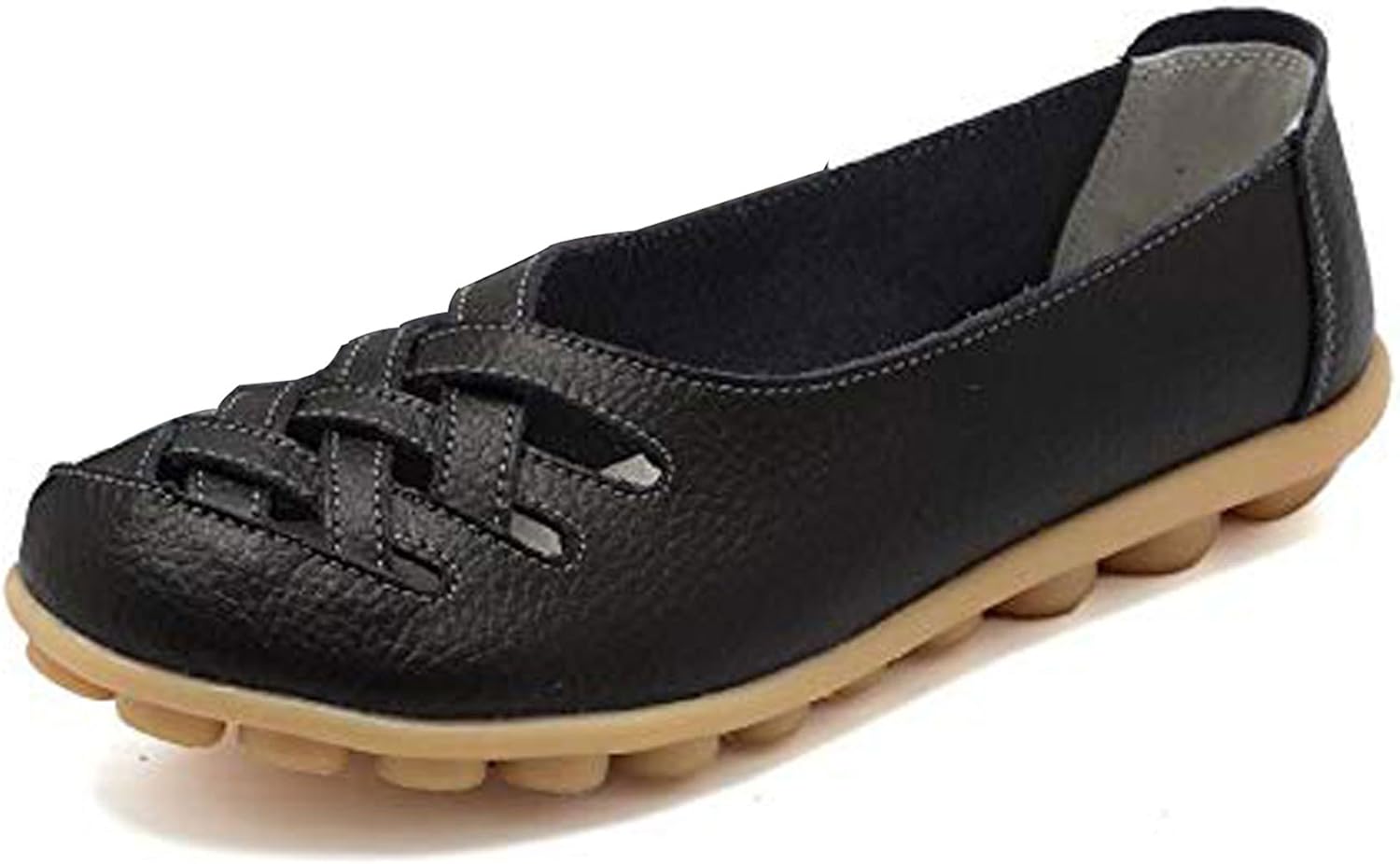 Amazon Com Orangetime Women S Comfort Walking Flats Leather Work