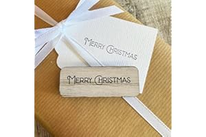 Tampon en caoutchouc Merry Christmas pour travaux manuels – Parfait pour la fabrication de cartes, le scrapbooking et les pro