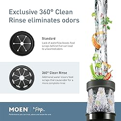 Moen GX50C Disposer Prep Series 1/2 HP Continuous