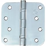 Sds Sliding Door Hinges Hinge Outlet Square Ball Bearing Commercial Door Hinges, Heavy Duty Steel, Non-Removable Pin (4 Inch,Satin Nickel, 2 Pack 4 Inch Door Hinges