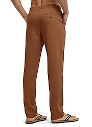 Willit Men's Linen Pants Casual Linen Dress Pants