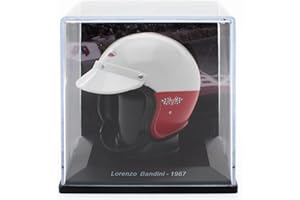 OPO 10 - Formula 1 Helmet Compatible with Ferrari F1: Lorenzo Bandini 1967-1/5 Scale - CAS22