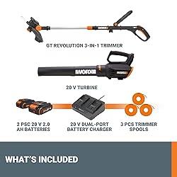 Worx 20V GT Revolution 12" Cordless String Trimmer