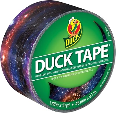 Duck Tape Galaxy Colours 48mm x 9.1m Pattern Tape Arts Craft Gift Wrapping
