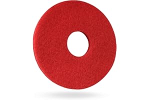 DIFFWELY Orbiter Floor Brush 437.049 Fits for Oreck 550MC Orbiter Floor Machine and Floor Scrubber Machine, 12" Diameter Floor Scrubber Pads(1 Pcs Red Cleaning Orbiter Pad)