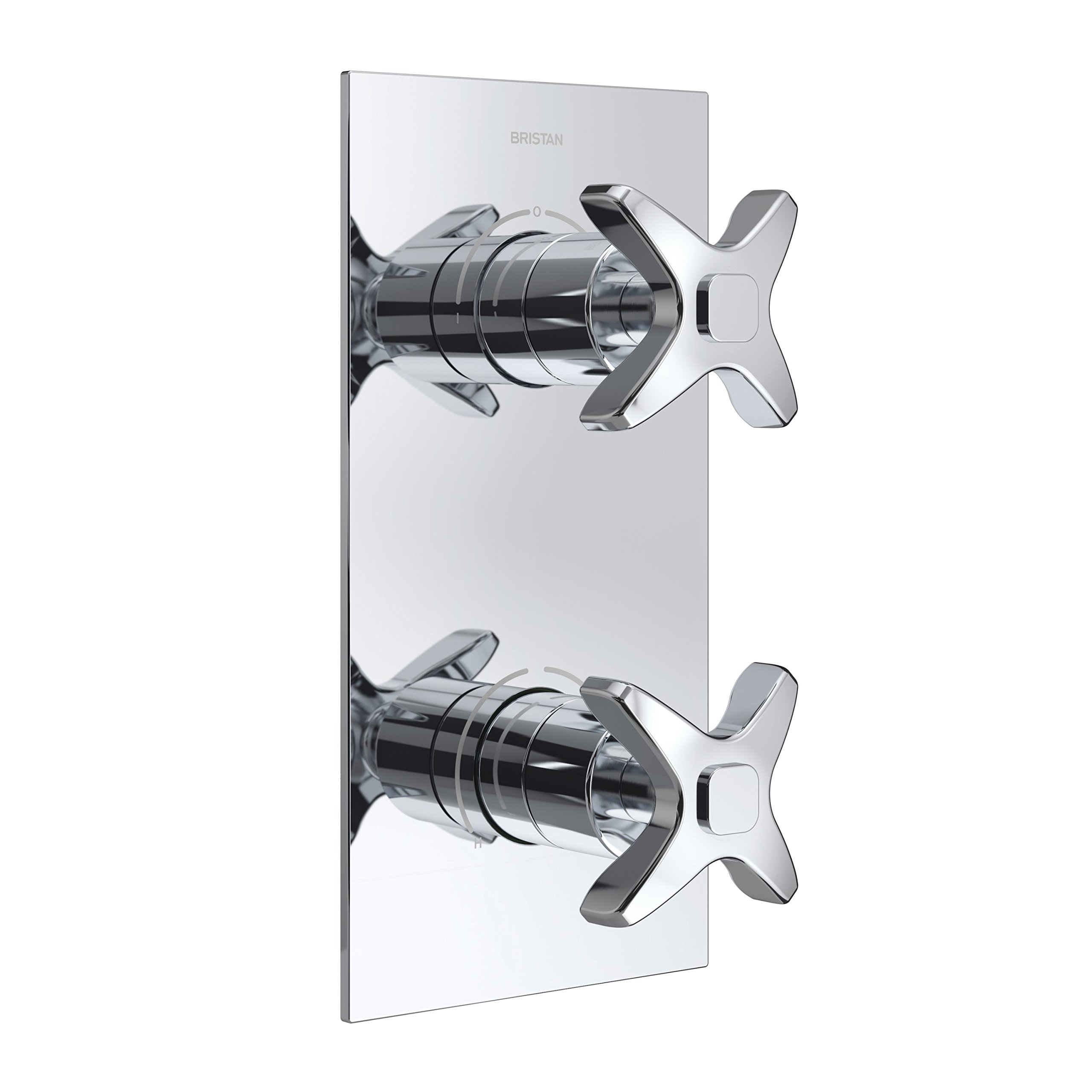 Bristan GLR SHCDIV C Glorious Concealed Dual Control Valve Plus Diverter, Chrome