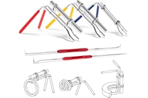 5 Pack Hydraulic Seal Installation Tool Kit, Hydraulic Cylinder Piston Repair Seal Tools, U-Cup Rod Seal Installation Tool Ki