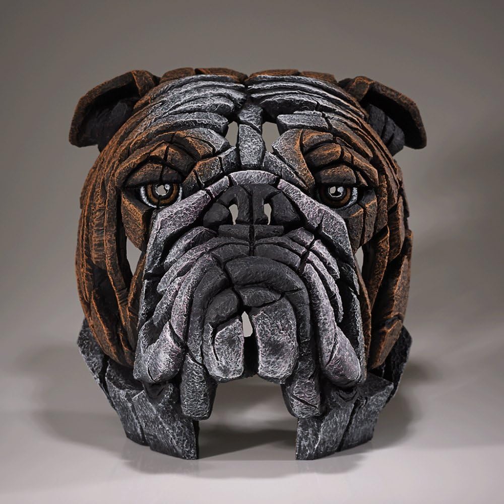 Bulldog Bust by Edge Sculpture Robert Harrop Amazon.co.uk Kitchen