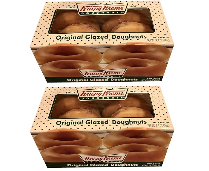 Krispy Kreme Original Glazed Doughnuts - 12 Donuts