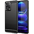 Aikcks for Xiaomi Redmi Note 12 Pro 5G Phone case, Shockproof, Scratch Resistant Carbon Fiber Jacket, Soft TPU,for Xiaomi Mi Poco X5 Pro 5G case (Black)