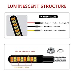 iFunyLED 2PCS Flowing LED Motorcycle Turn Signal