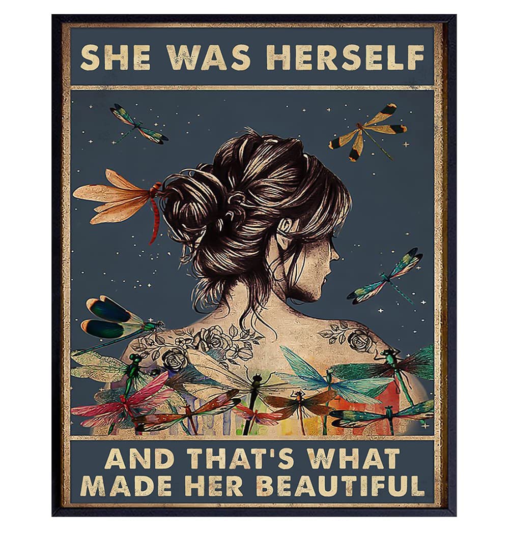 NAIMOER Inspirational Diamond Painting Kits for Adults, Diamond Painting Hippie Girl 5D Diamond Art Full Drill Diamond Painting Kits Rhinestone Picture for Home Decor 30x40cm