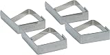 KitchenCraft Stainless Steel Tablecloth Clips Set of 4 5 x 4 cm