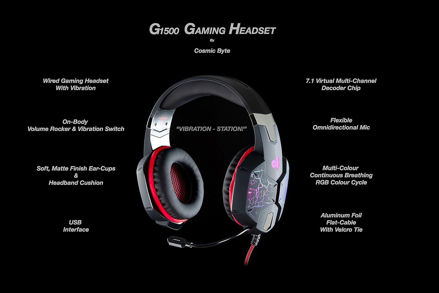 Cosmic Byte Headphones G1500 Hot Sale 