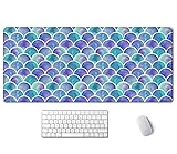 SSOIU Desk Mat, Extended Gaming Mouse Pad 35.5x15.7