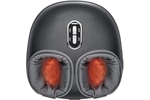 Nekteck Shiatsu Foot Massager Machine with Soothing Heat, Deep Kneading with air Compression, Improve Blood Circulation and F