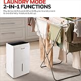 Honeywell 20L/Day Dehumidifier with Digital Display and Laundry Mode view 3