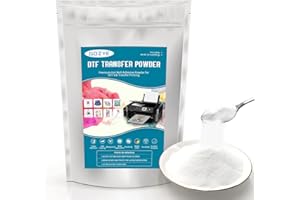 GOZYE DTF Transfer Powder - 1000 g/35.2 oz White Digital DTF Hot-melt Adhesive Powder Preheat for Heat Transfer PET Film Printing,Digital Prints Supplies with DTF PET Film and Ink(1000 g)