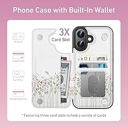 Goodon for iPhone 16 Case Wallet - Flip Folio