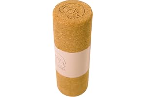 Solterra Premium Cork Massage Roller – Extra Firm High-Density Natural Cork Roller for Deep Pressure Release & Mobility | Myo