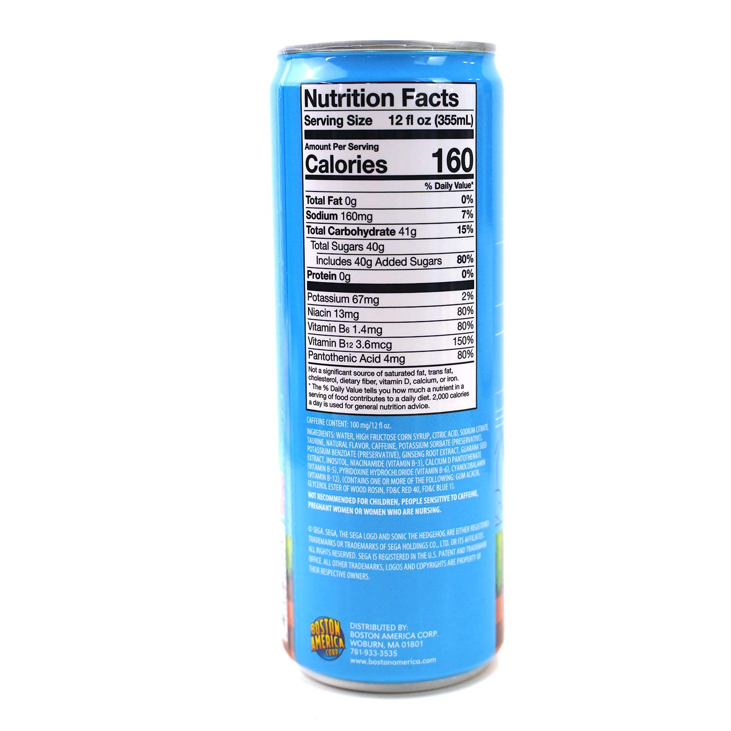 Amazon Com Sonic Speed Energy Drink 12 Fl Oz 355ml Can 2 Pack With 2 Gosutoys Stickers Grocery Gourmet Food