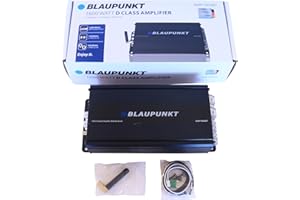 Blaupunkt AMP1804BT 1600 Watts Max 4 Ohms 4-Channel Bluetooth Full-Range Car Audio Amplifier