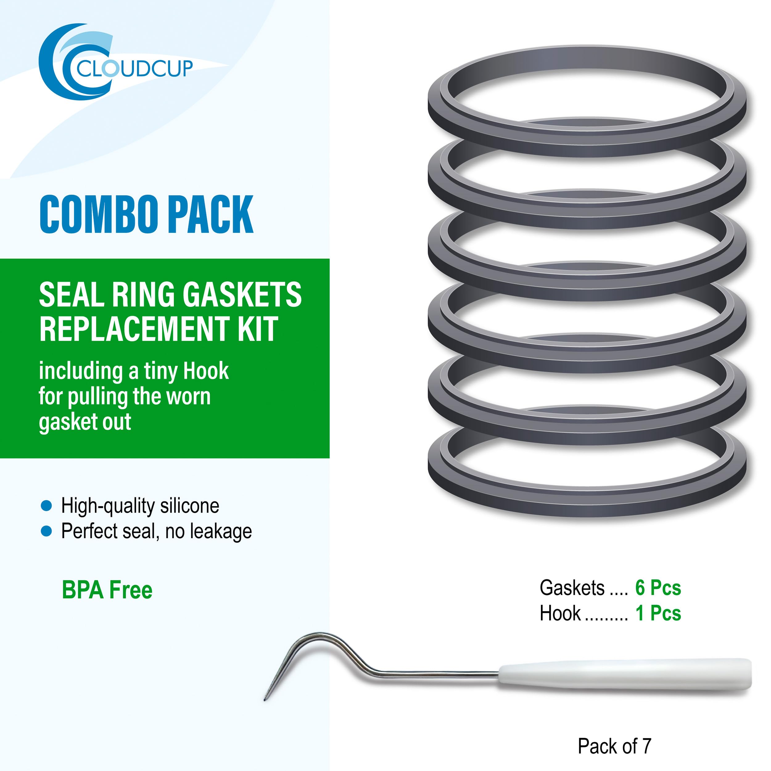 Gasket Replacement Rubber Ring Seal Rings Gaskets Part for Nutribullet Replacement Parts Accessories Blender 900 Series 600W and 900W
