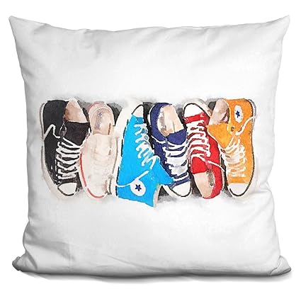 Amazon Com Lilipi Converse Line Decorative Accent Throw Pillow