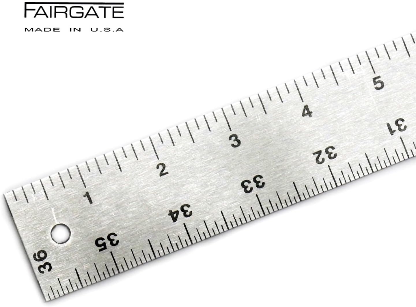 Fairgate 36" X 1-1/2" Standard Aluminum English Ruler 20-136