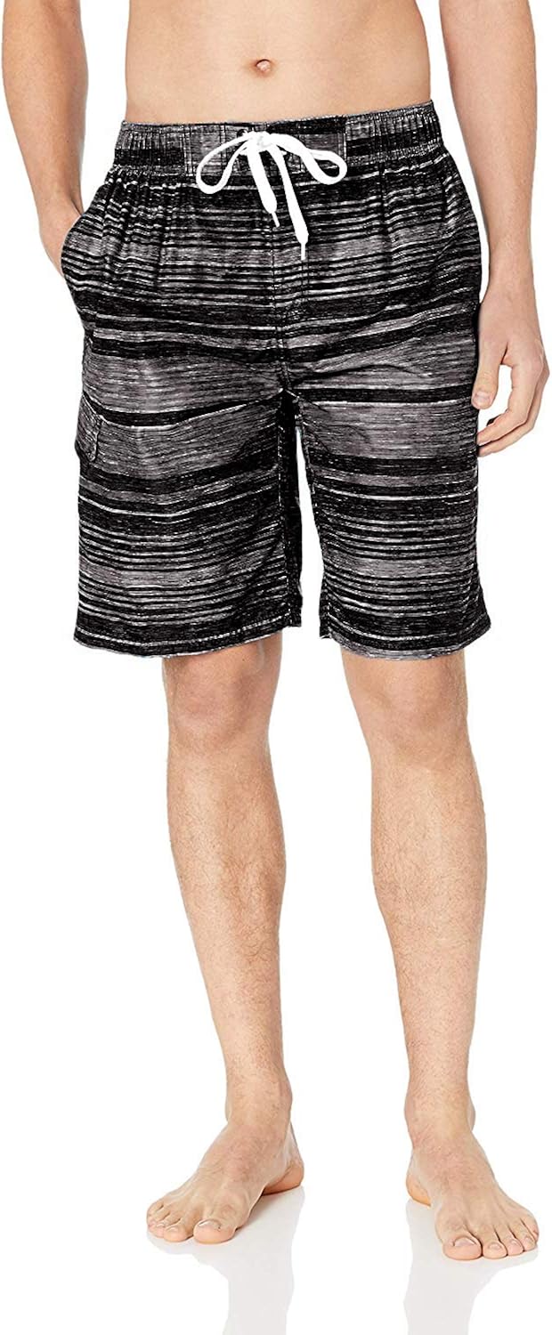 Kanu Surf Men's Seaside Swim Trunks (Regular & Extended Sizes) | 