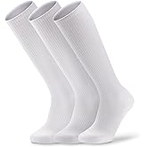 COTMAKETON 3 Pairs Over the Calf Socks for Men Women Cushioned Work Boot Socks Knee High Tube Socks
