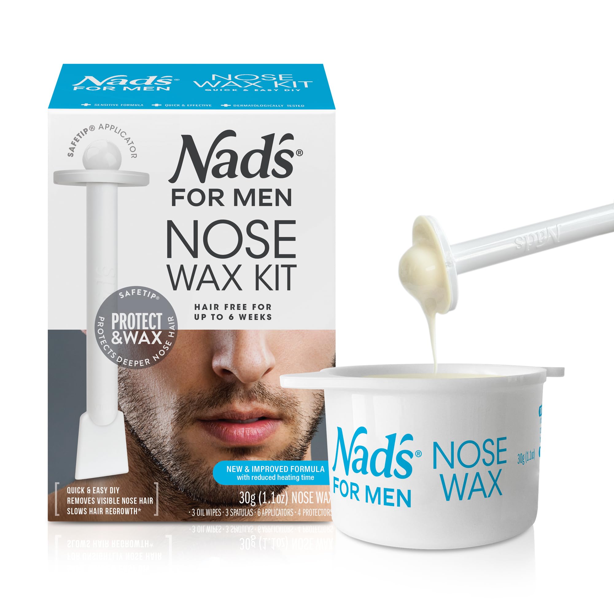 Nad's For Men Nose Waxing Kit