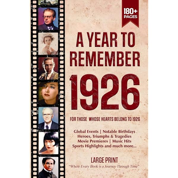 A Year To Remember 1925 History Book: A Nostalgic Tribute for the