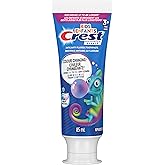 Crest Kid's Advanced Colour Changing Toothpaste, Bubblegum Flavour, Anticavity Fluoride Toothpaste for Children, 85 mL