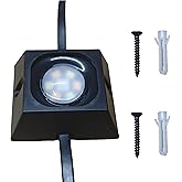 AHPOON 60/90/120 Packs Light Clips Mounts Bracket Compatible with Govee Outdoor Lights Pro （H706） 200FT, 128 Packs，250 Screws Included,Black
